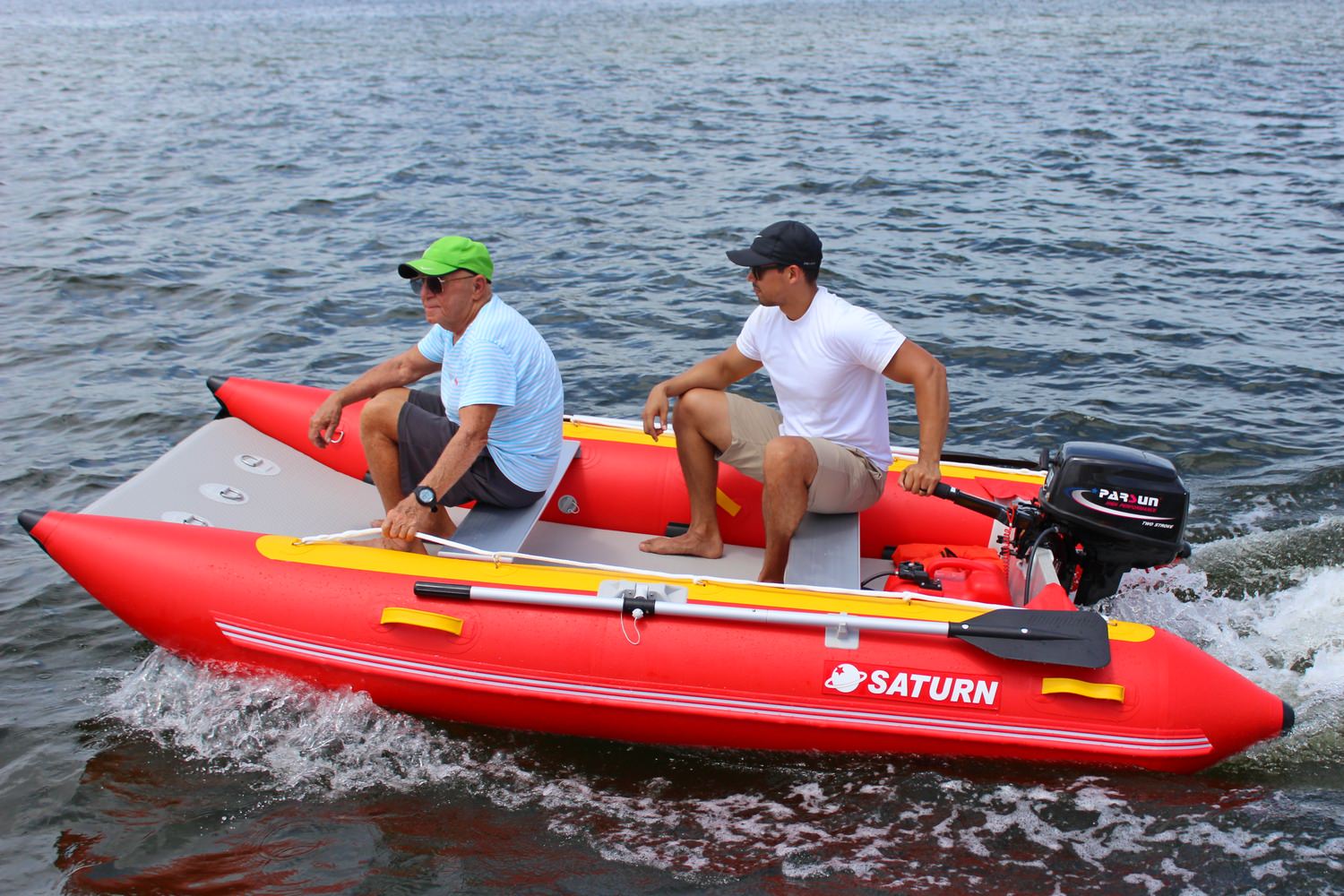 inflatable catamaran fishing