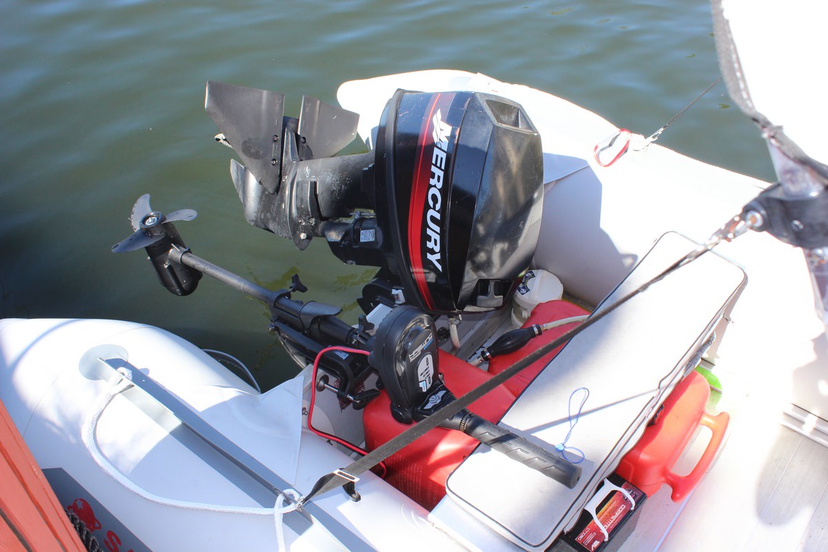 Saturn 12V 65 Lb Thrust Brushless Trolling Motor - Short Shaft, Ultra Light (14 Lbs) For Inflatable Boats, Kayaks