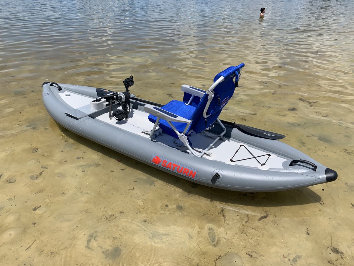 Saturn 12' Inflatable Pedal Kayak PK365 V2.0