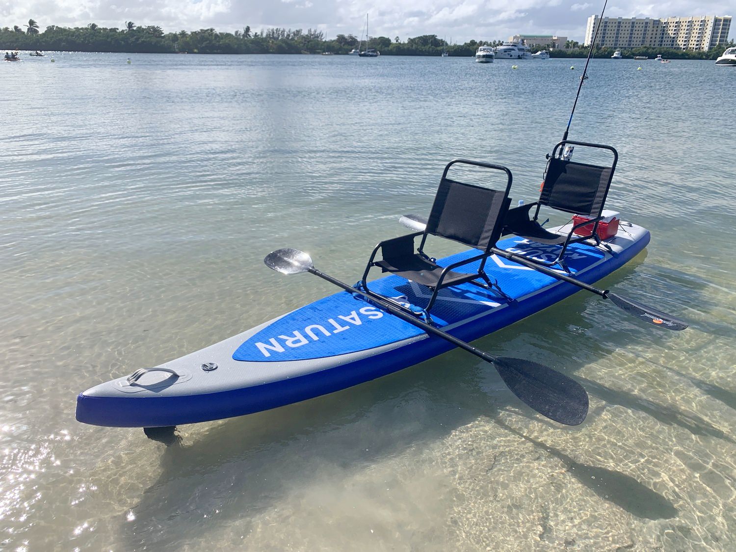 Convert Sup Into Kayak With Chair Tandem Kayaking Inflatable Kayak