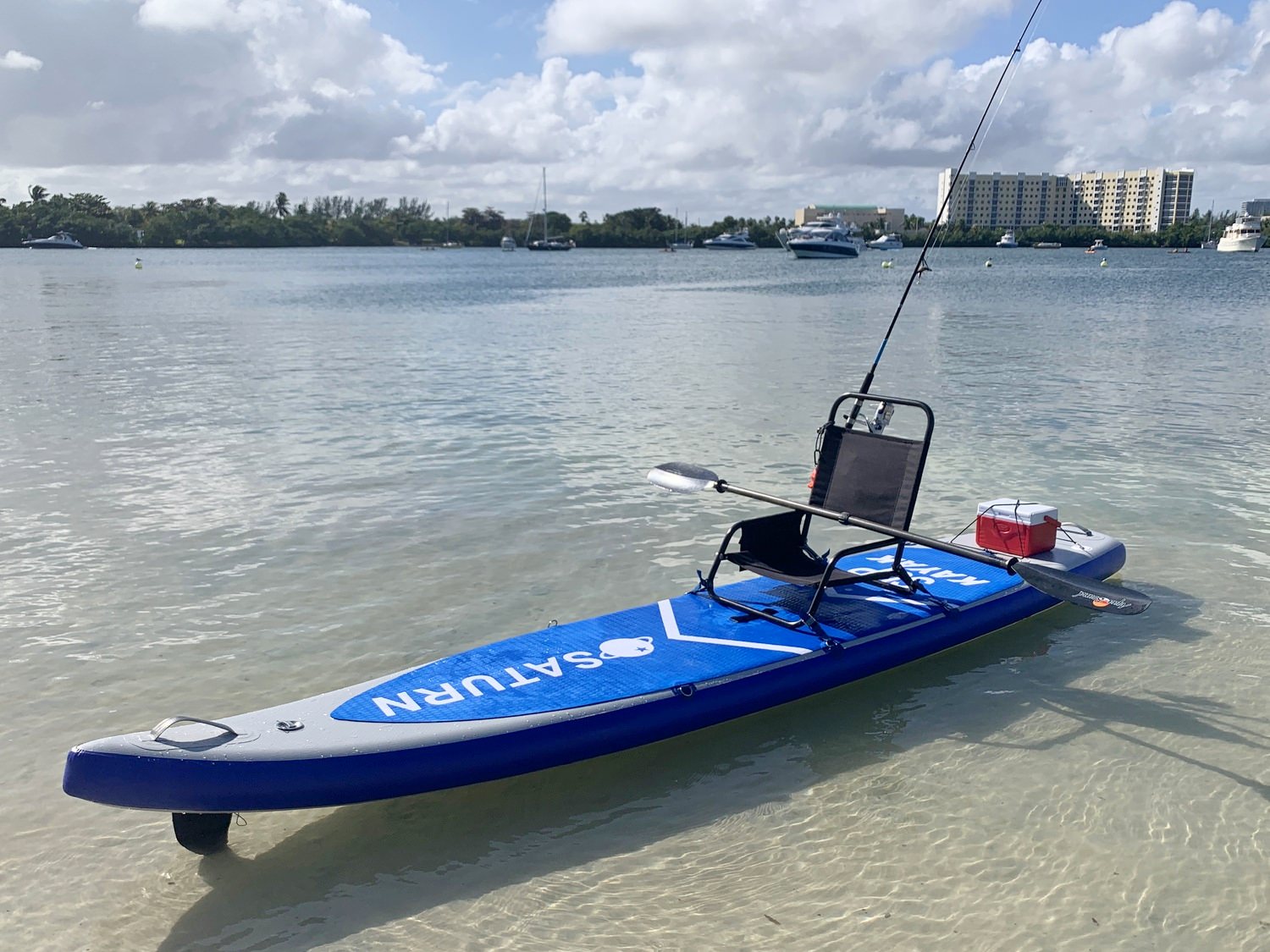 Aluminum Fishing Beach Chair for SUP, Kayak, Boat