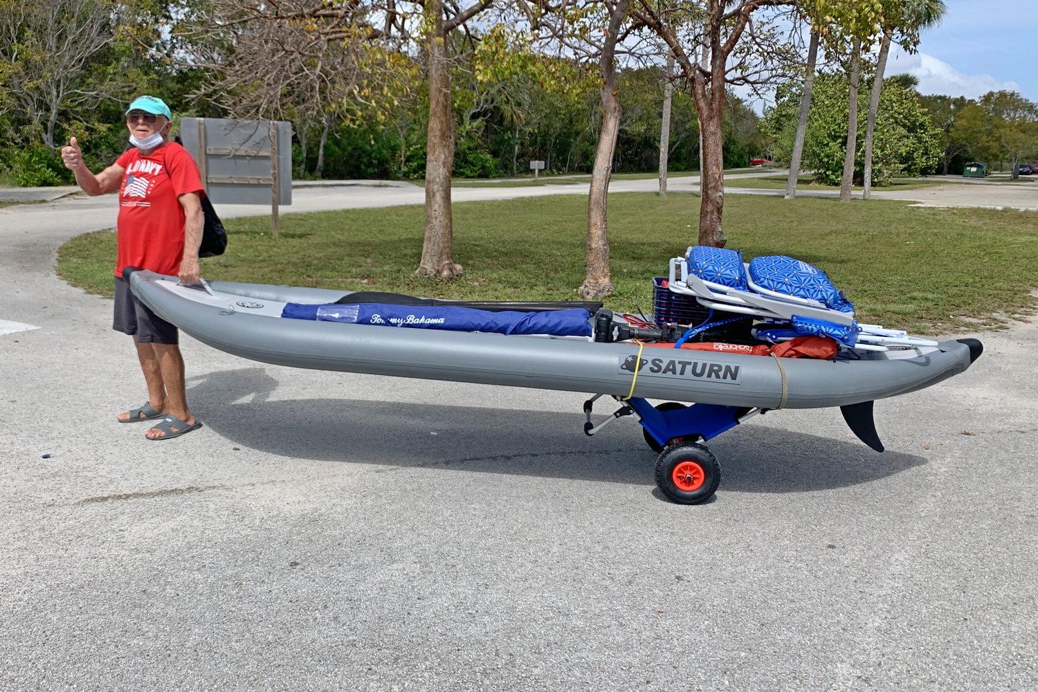 Kayak cart dolly clearance