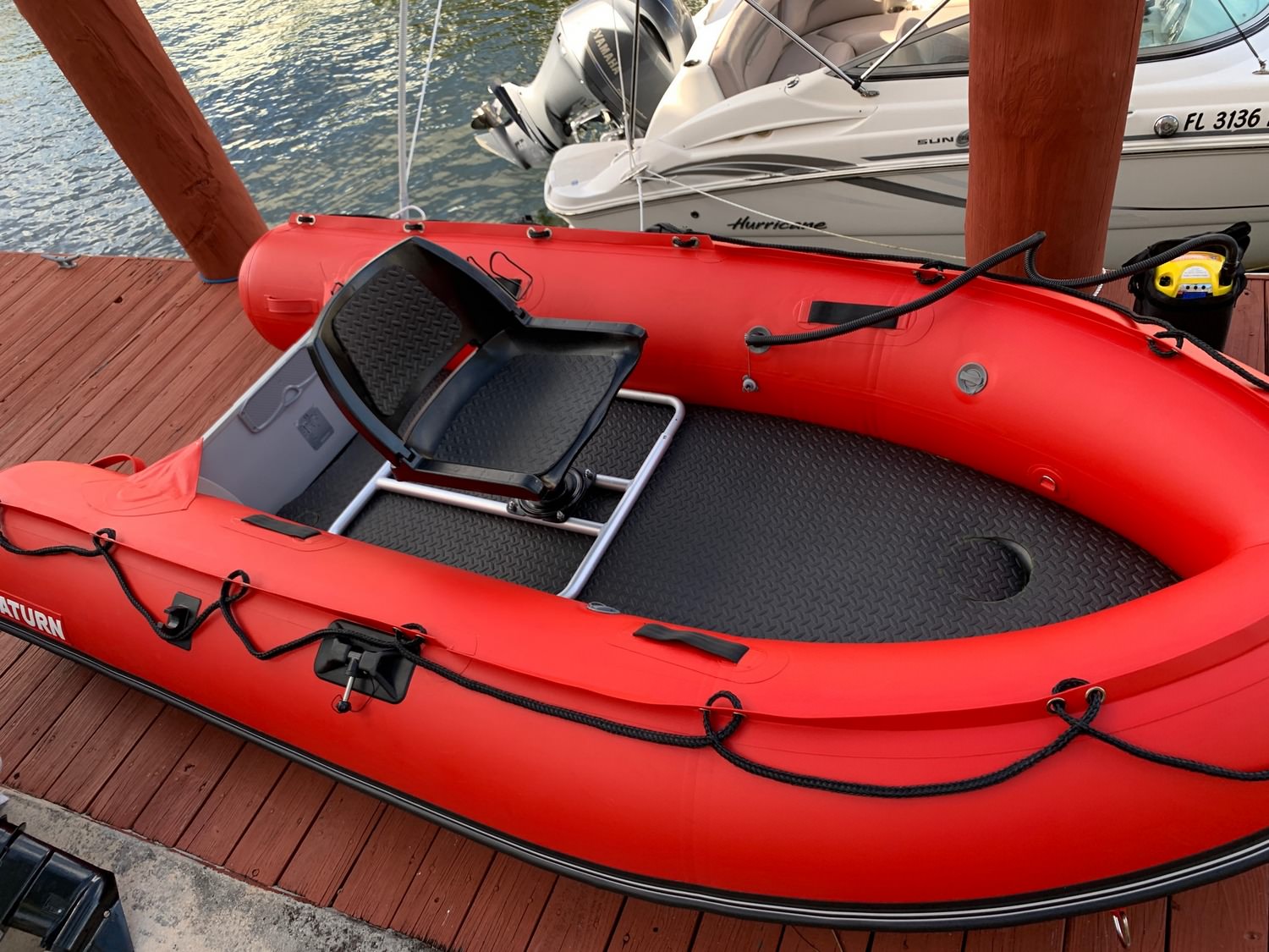 Dioche Inflatable Boat Cushion Inflatable Boat Seat Pad for Drift Boat Kayaking Inflatable Boat 