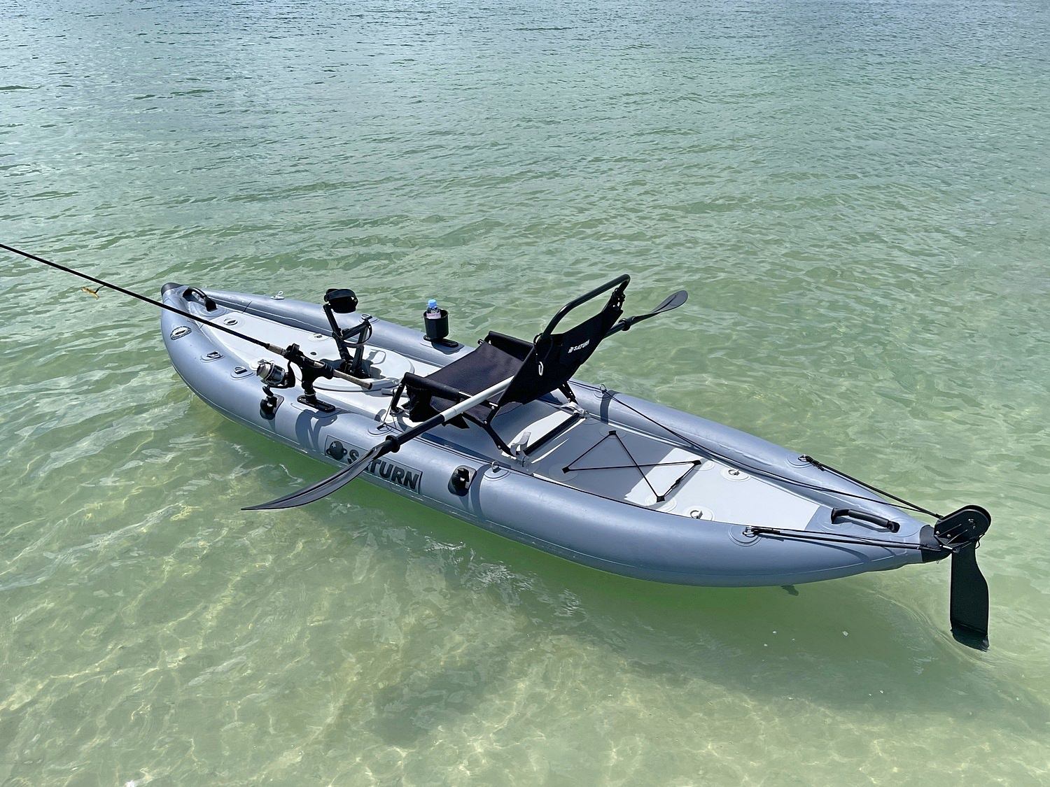 Saturn 12' Inflatable Fin Propulsion Pedal Kayak FPK365 On Sale