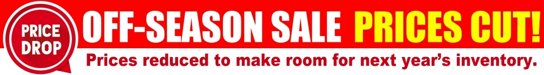 BIG OFF-SEASON SALE – LIMITED TIME DEALS!
