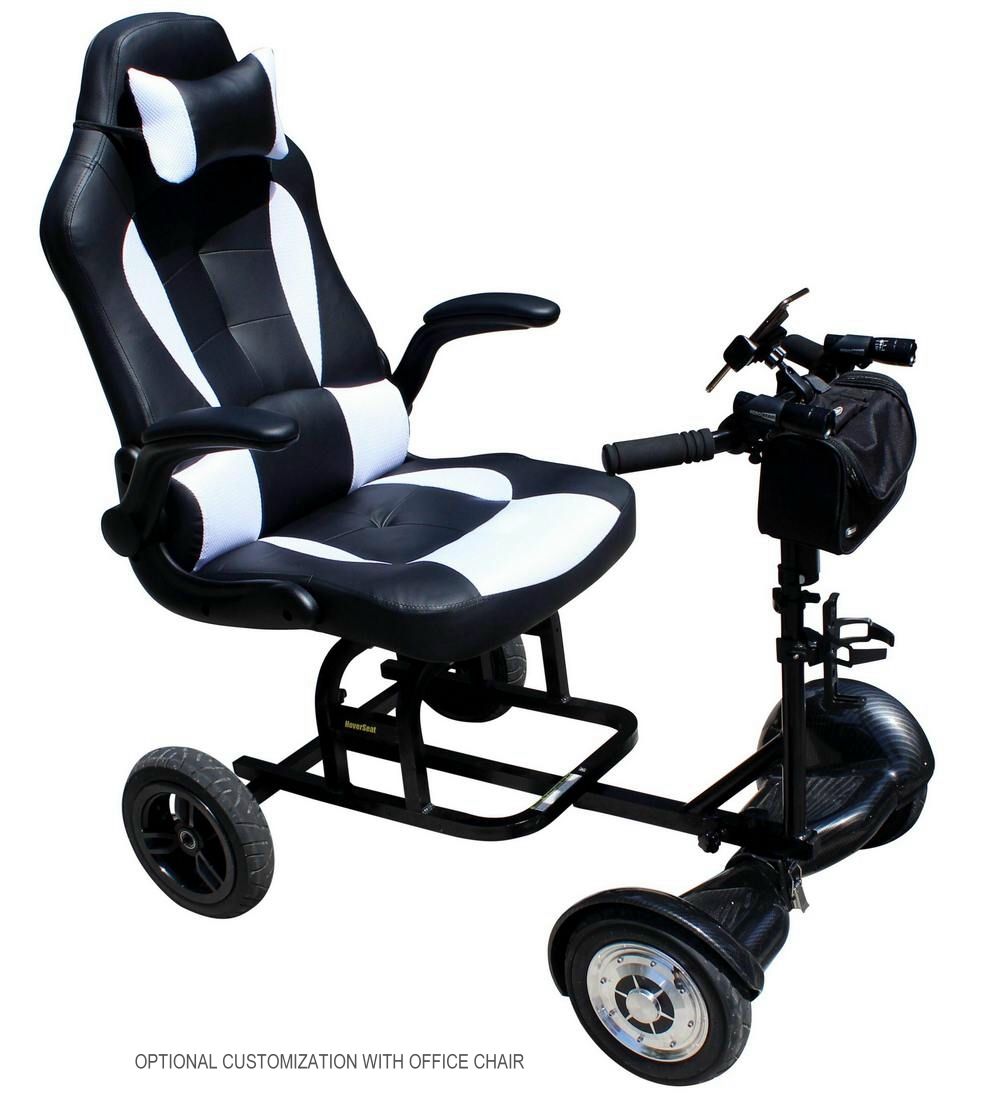 DELUXE COMFORT SEATING FRAME W/ WHEELS EASY ATTACH TO HOVER AND USE ANY CHAIR 