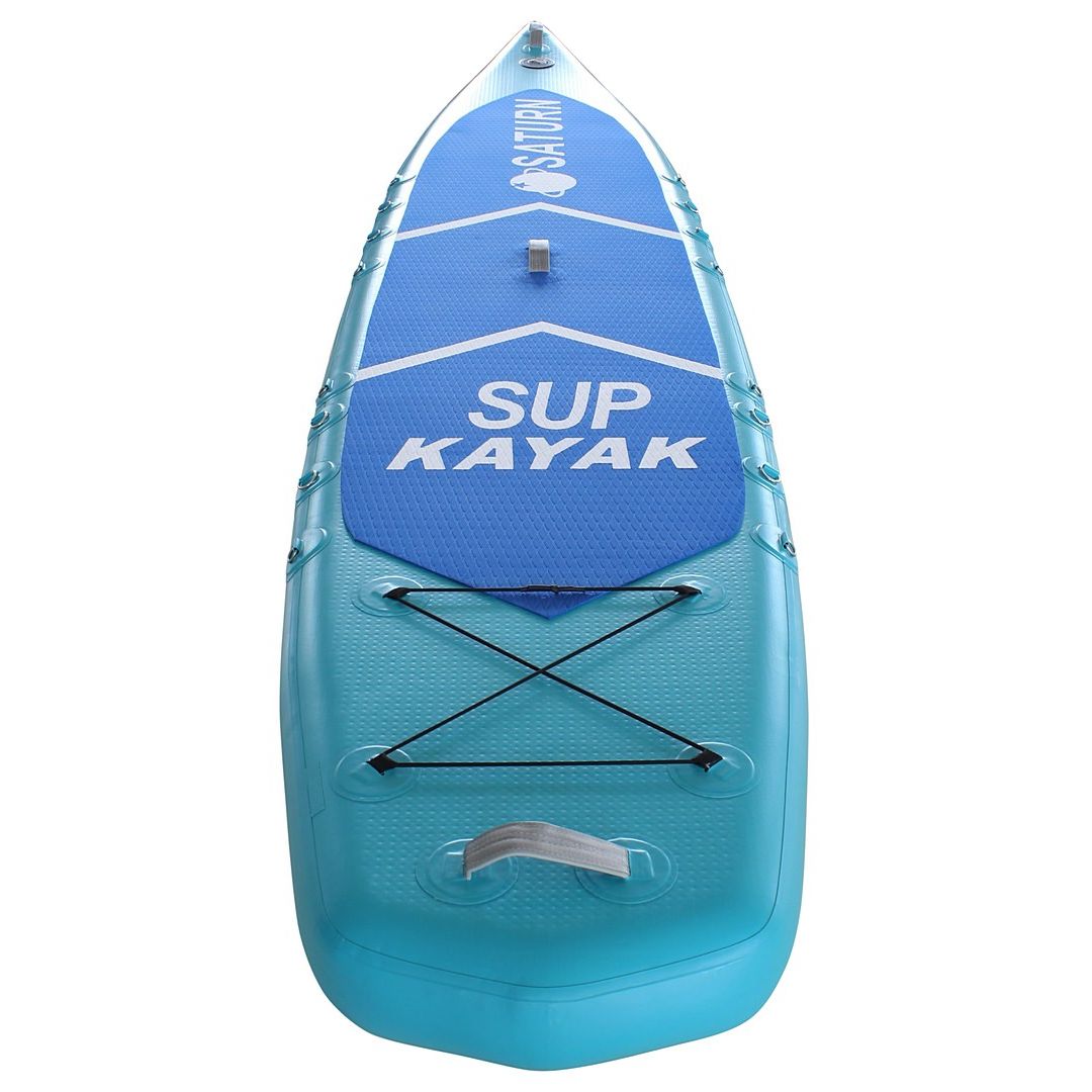 13.5' Inflatable SUP Paddle Board. Tandem Inflatable Kayak for 1-2 ...