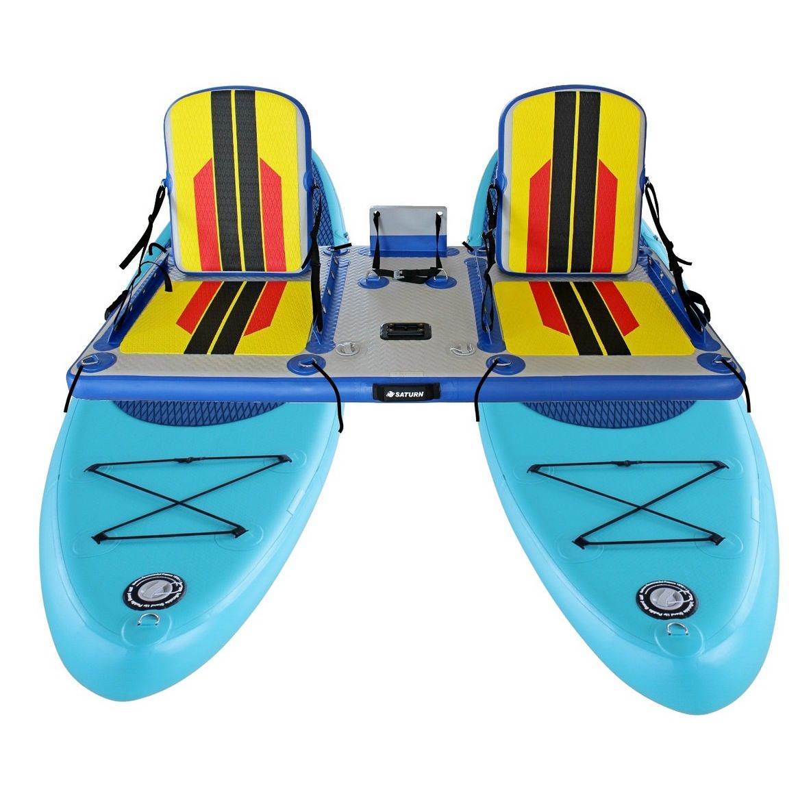 Saturn 11' Inflatable Paddle Board SUP325 – Convertible SUP & Kayak for ...