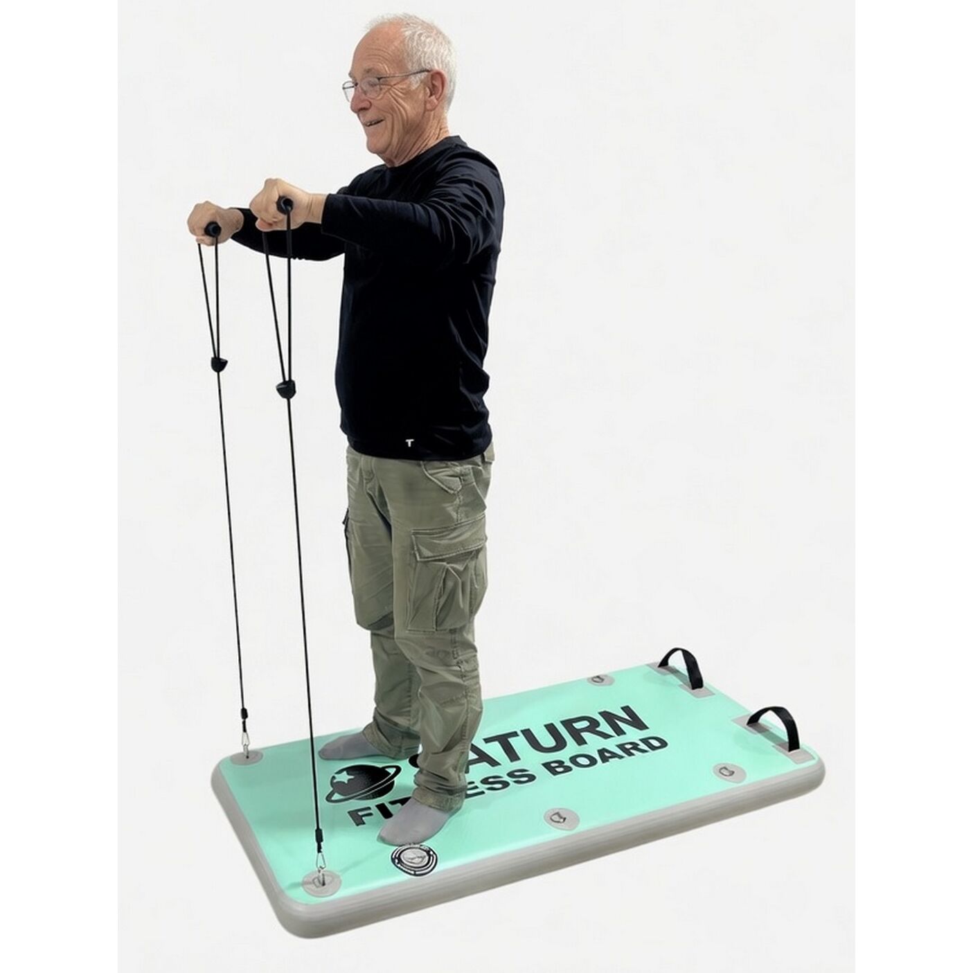 フィットネスボード Shop Portable Inflatable Fitness Board - Compact Travel, Camping