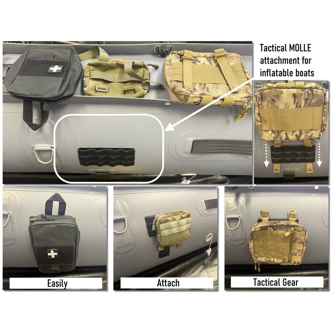 Saturn 12' SD365PRO Heavy-Duty Inflatable Boat – Aluminum Transom, Drop ...