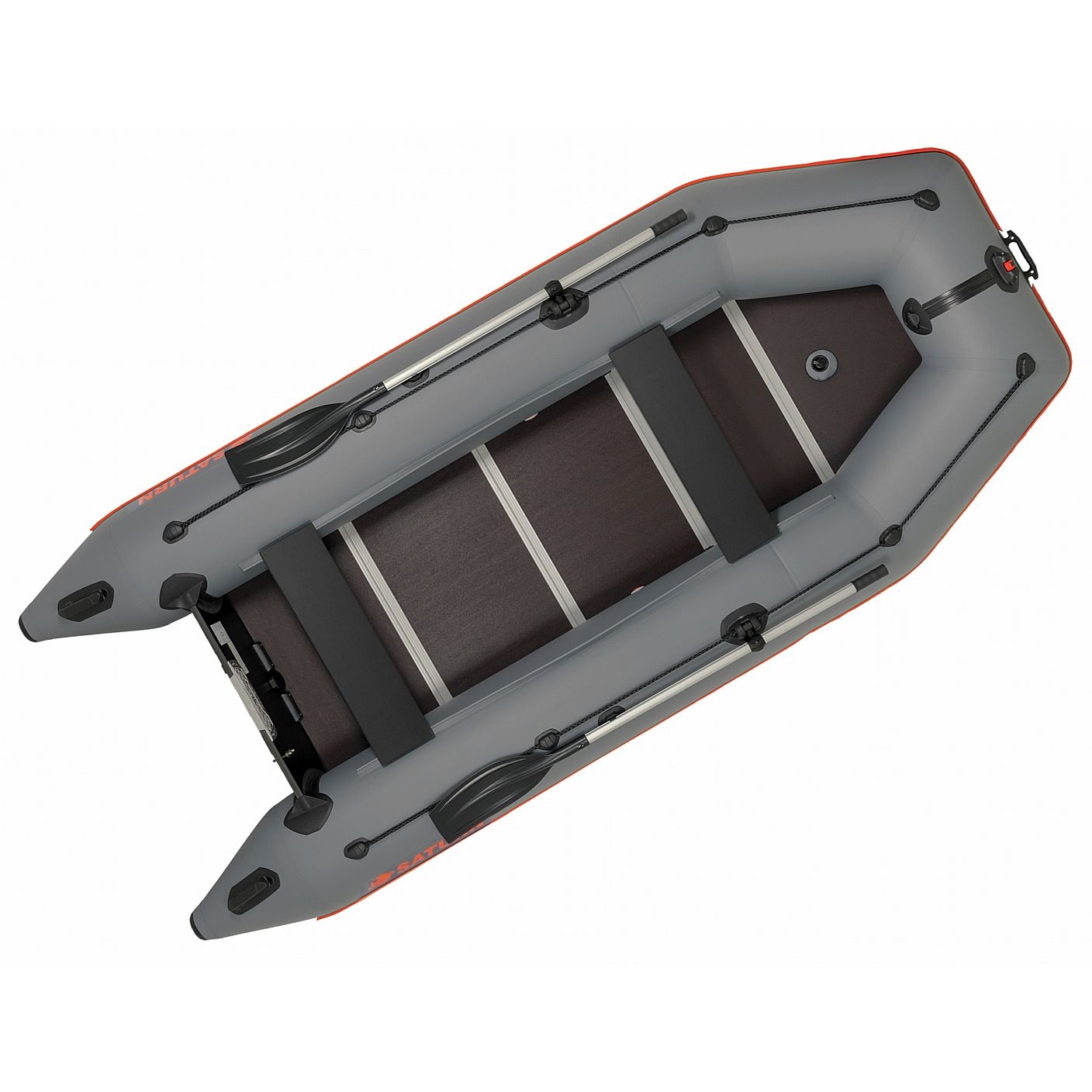 12' Saturn KM360D Large Inflatable Boat with Deep V-Keel and