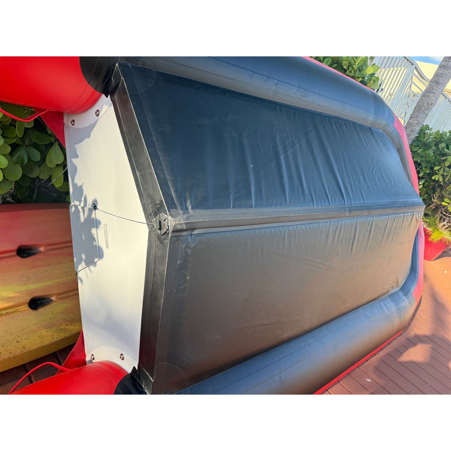 Prototype of Aerotec style inflatable boat.