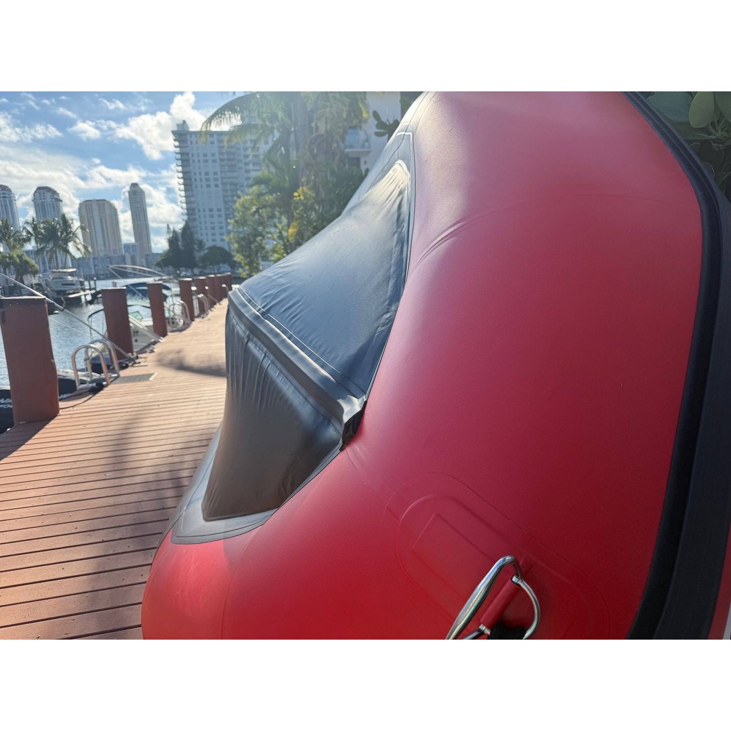 Prototype of Aerotec style inflatable boat.
