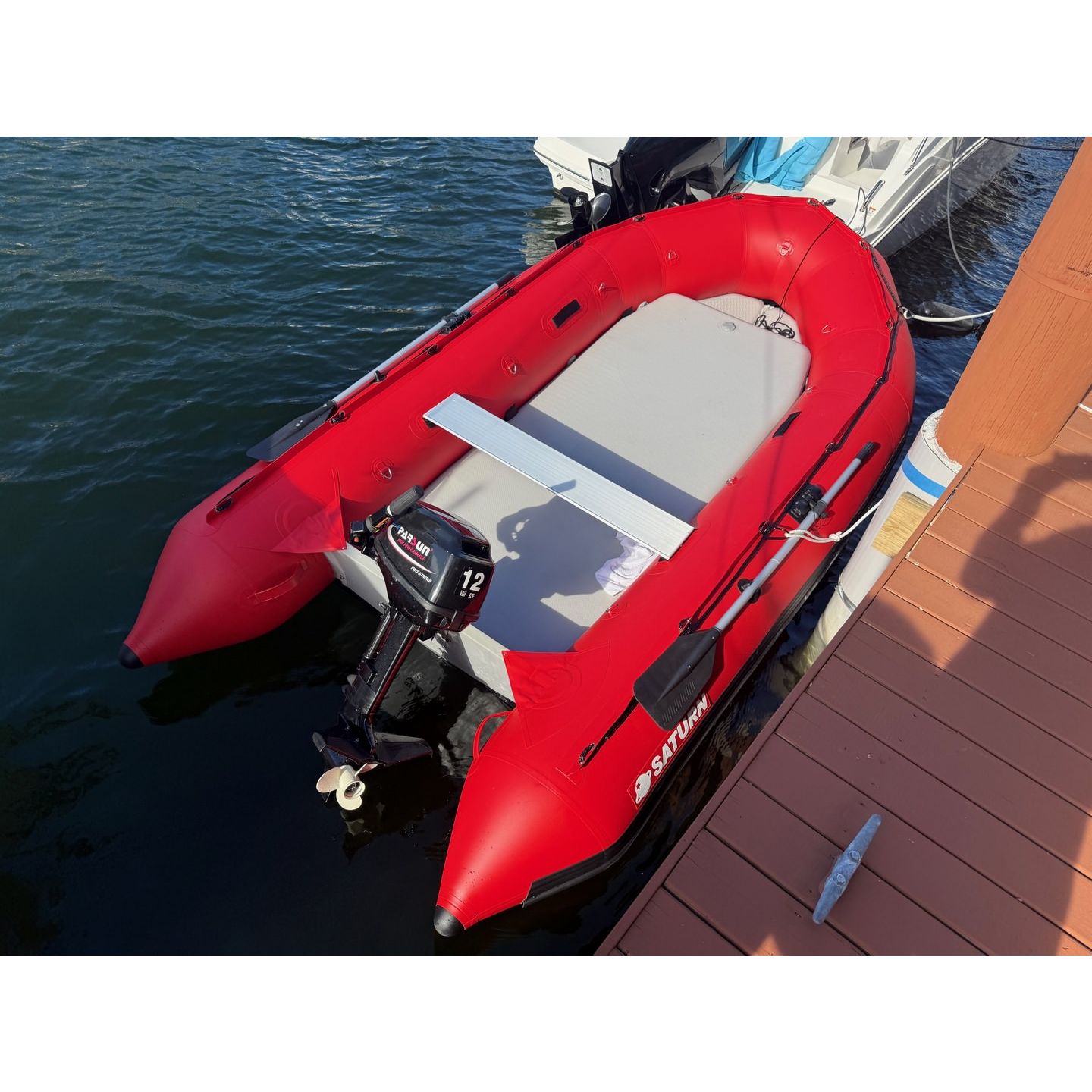 Prototype of Aerotec style inflatable boat.
