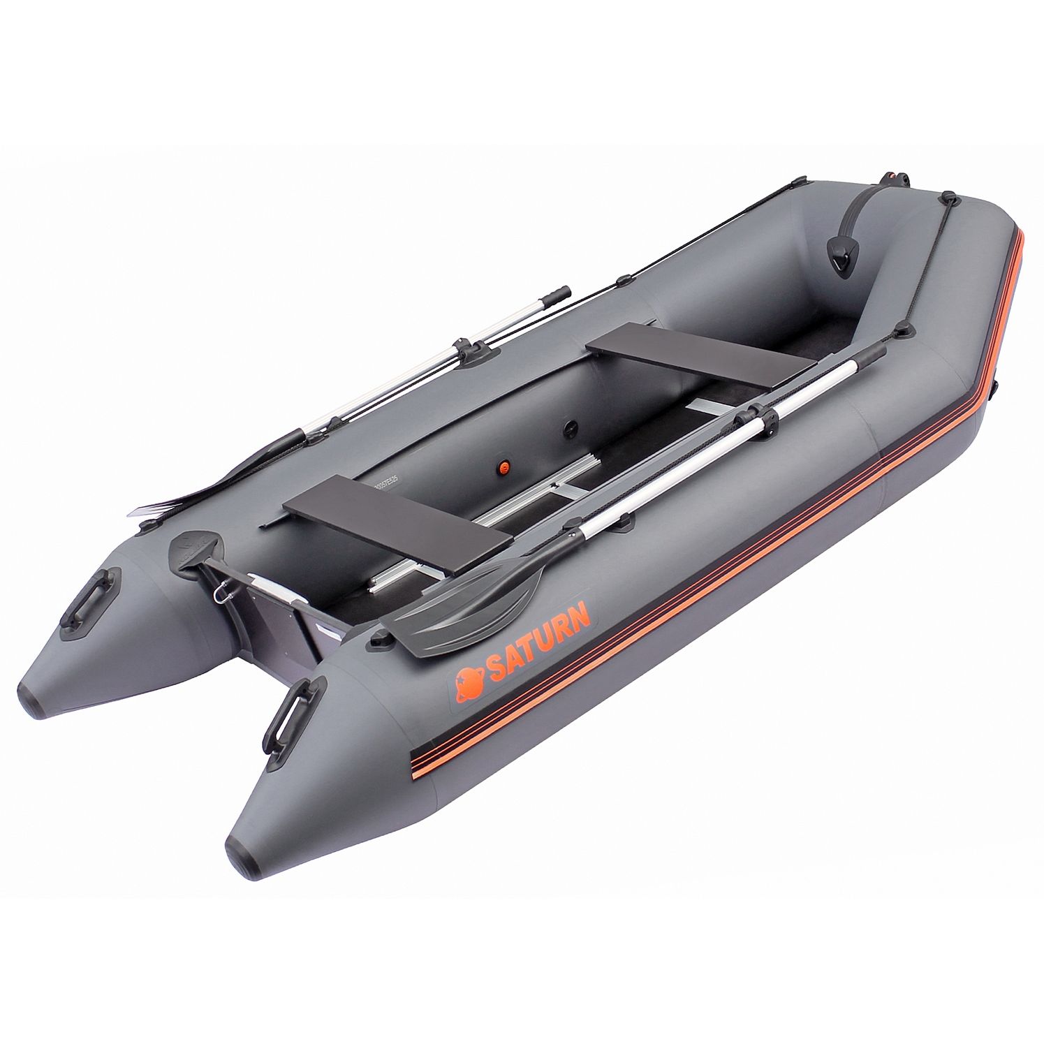 10' Saturn KM300D V-Keel Inflatable Boat with Plywood Floor.