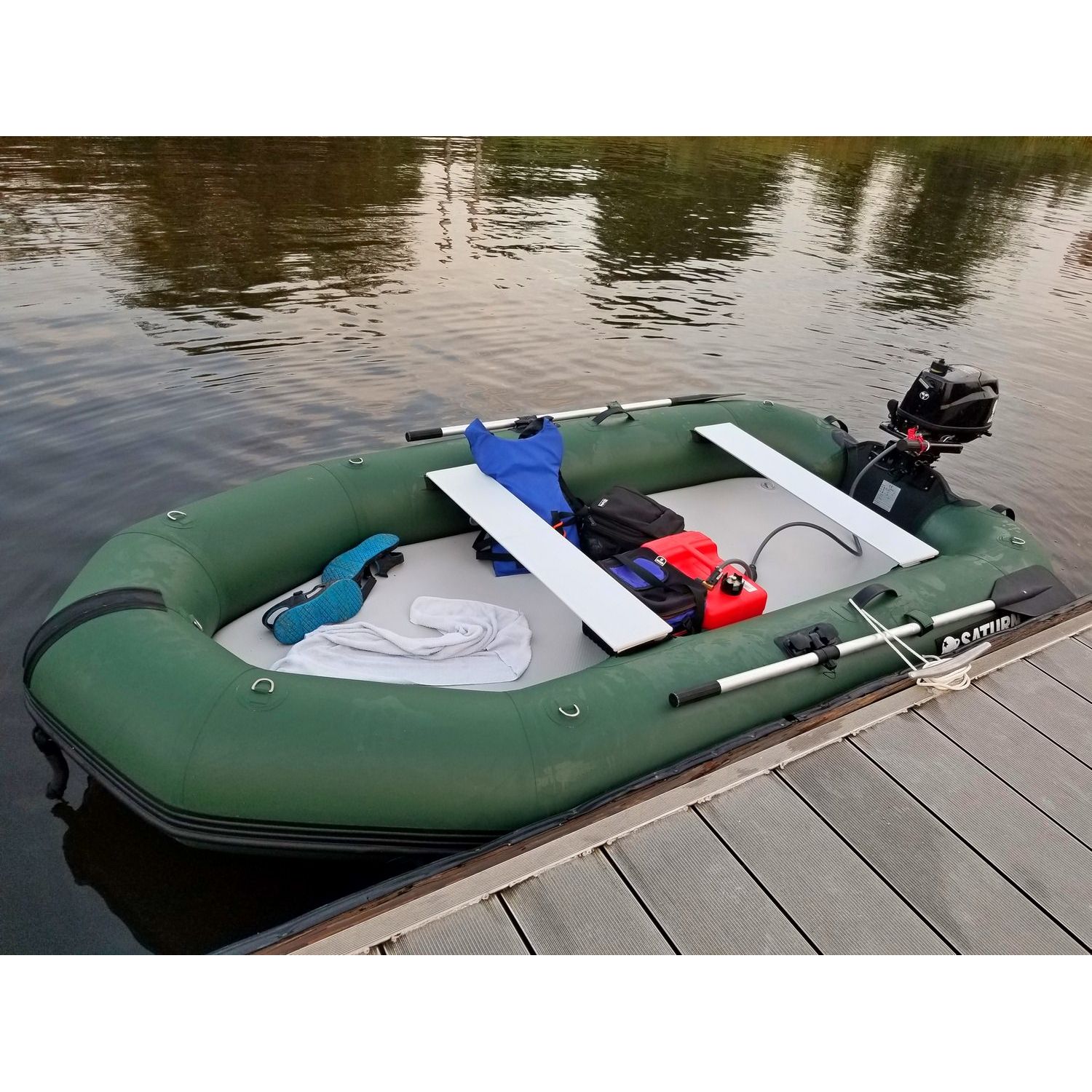 11' MotoRaft Inflatable Fishing Boat.