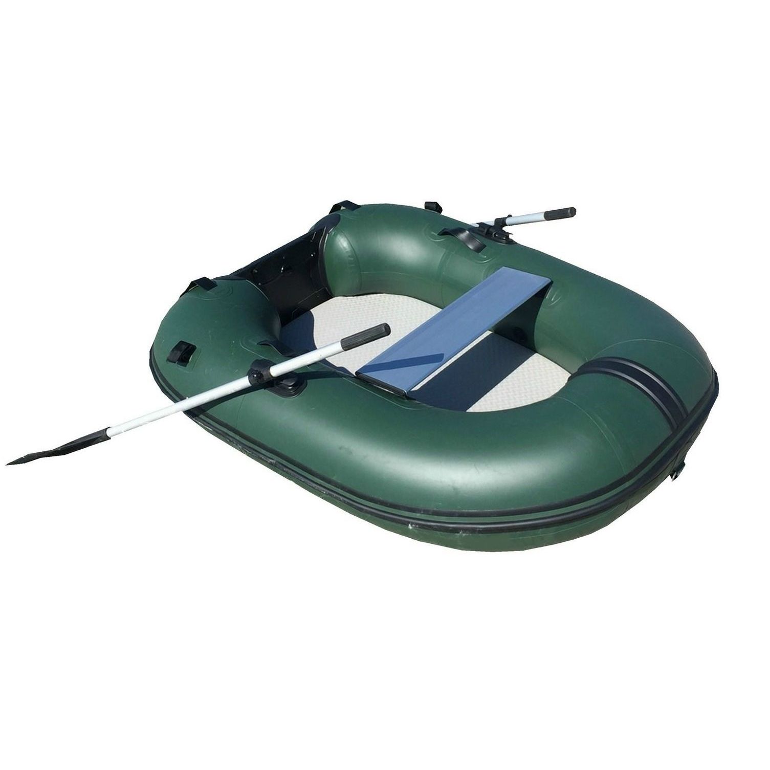 Portable MotoRaft Inflatable Fishing Boat.