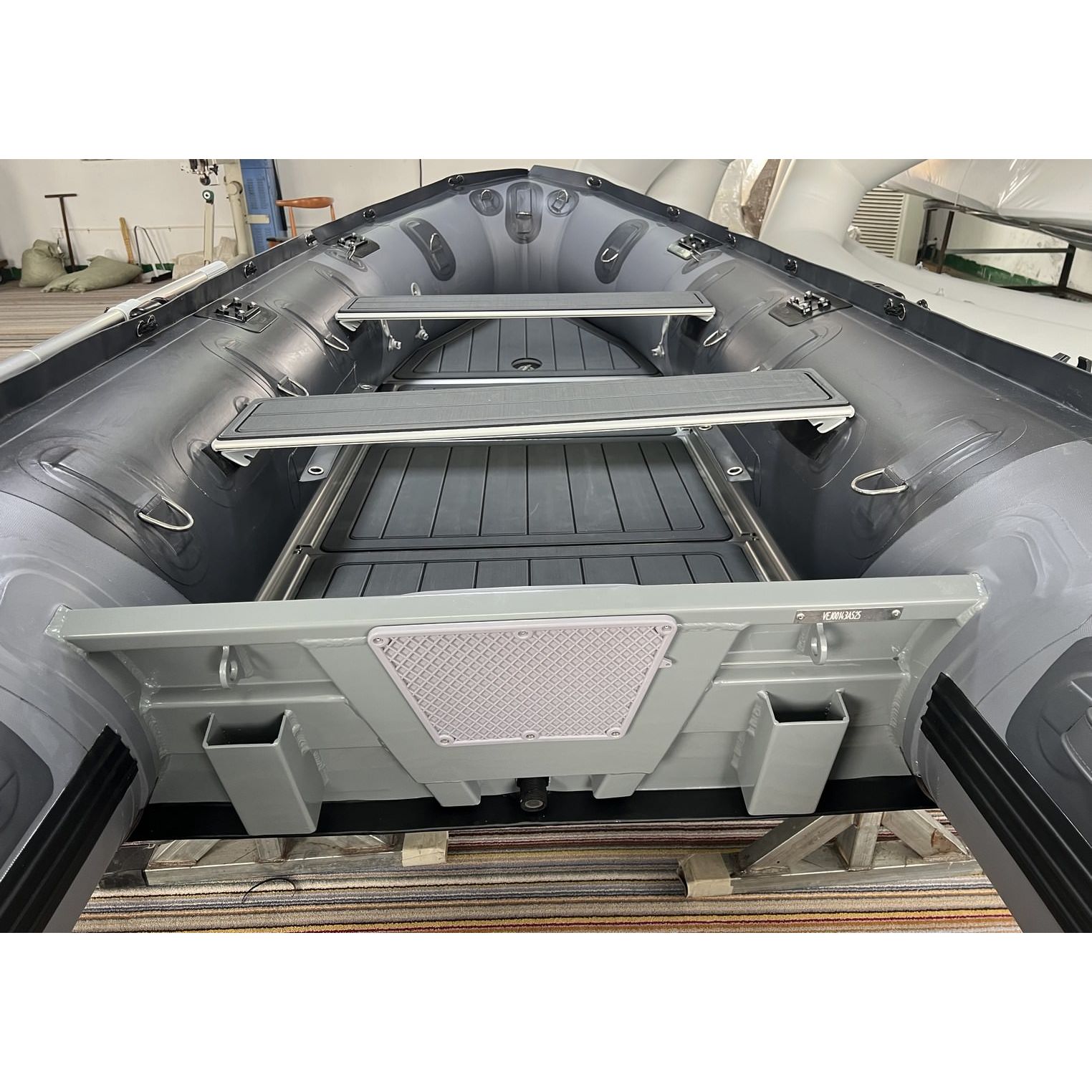Manufacturer Sample 13' Heavy-Duty Inflatable Boat HD385. 6 Persons ...