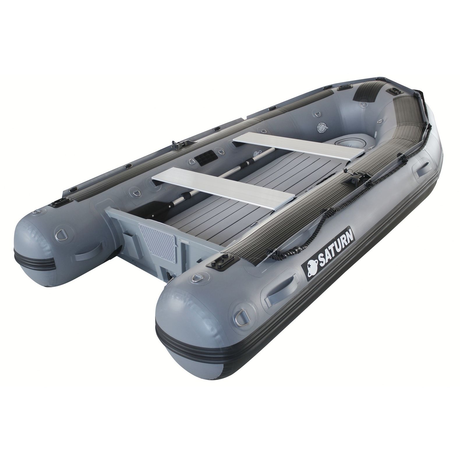 11' Saturn Heavy-Duty Fishing and Work Inflatable Boats with Aluminum ...