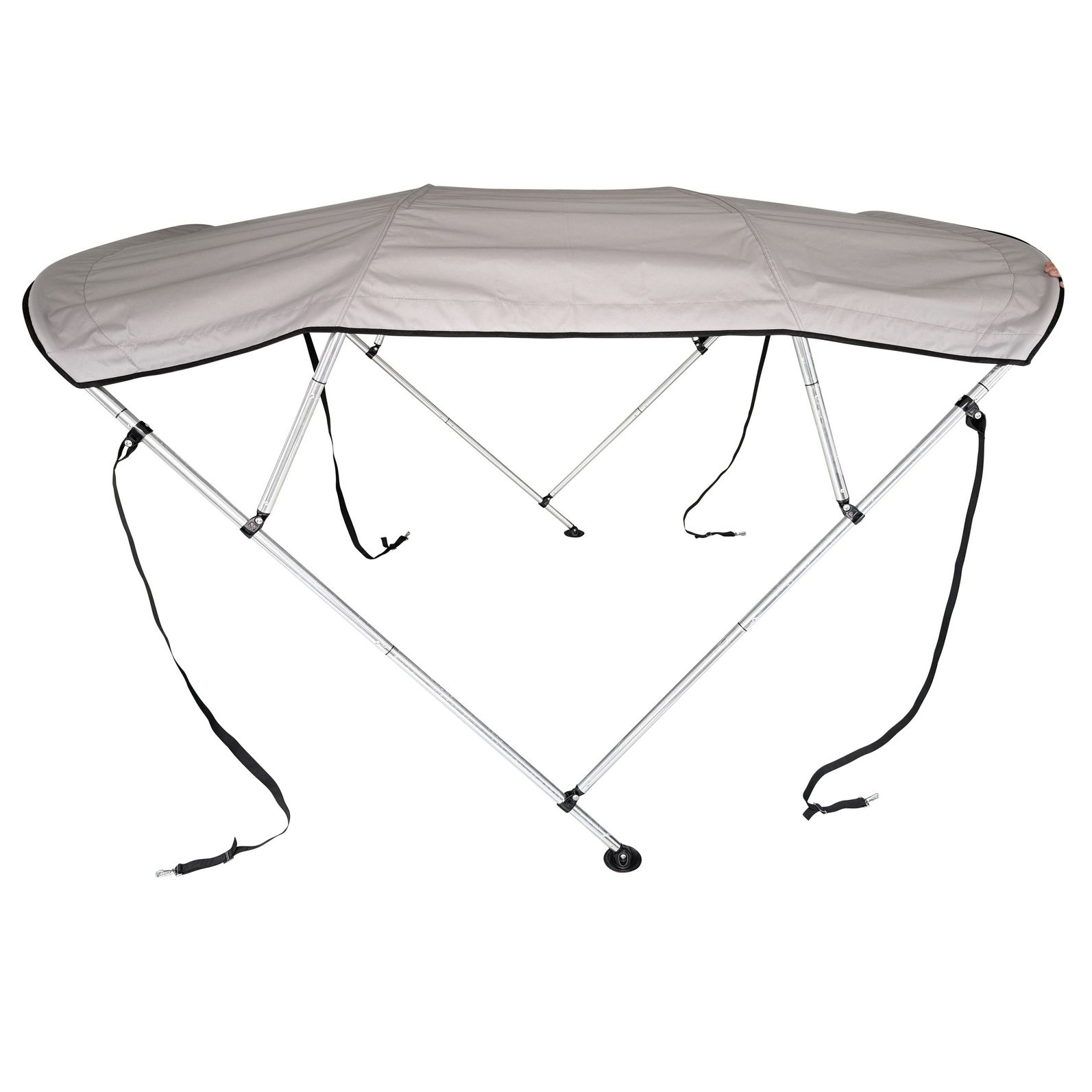 Folding 4-Bow Sun Shade Canopy Top for Inflatable Boats