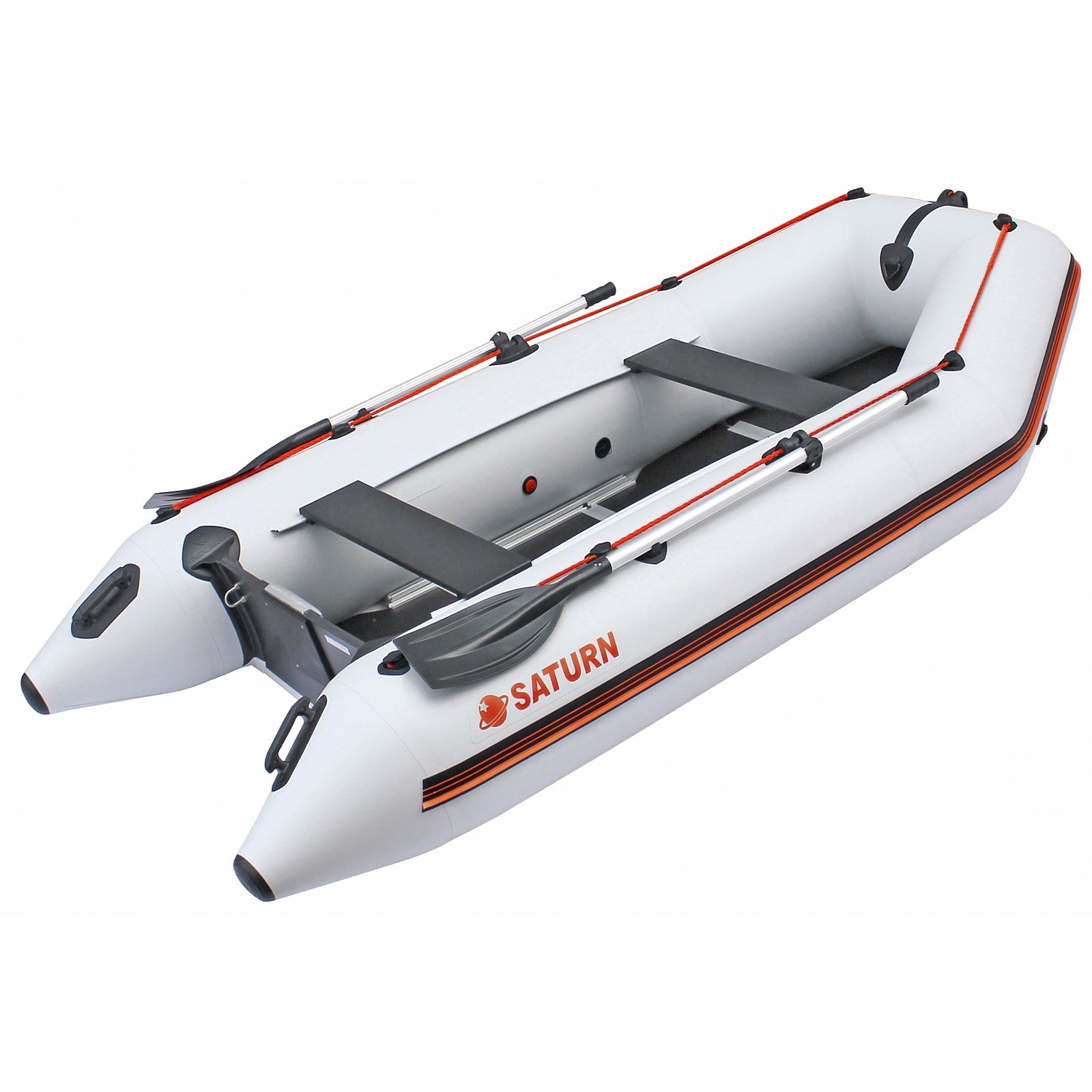 10' Saturn KM300D V-Keel Inflatable Boat with Plywood Floor.