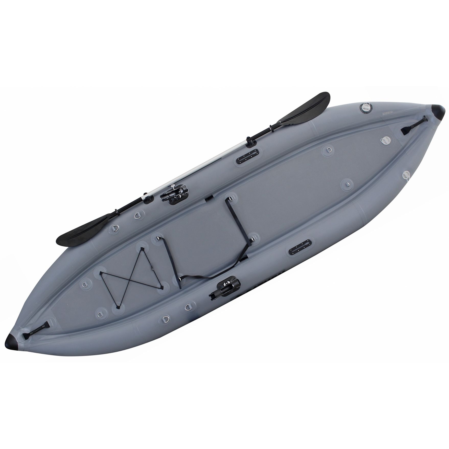 12' Saturn Extra Heavy-Duty Inflatable Fishing Kayak. Double Layers on ...