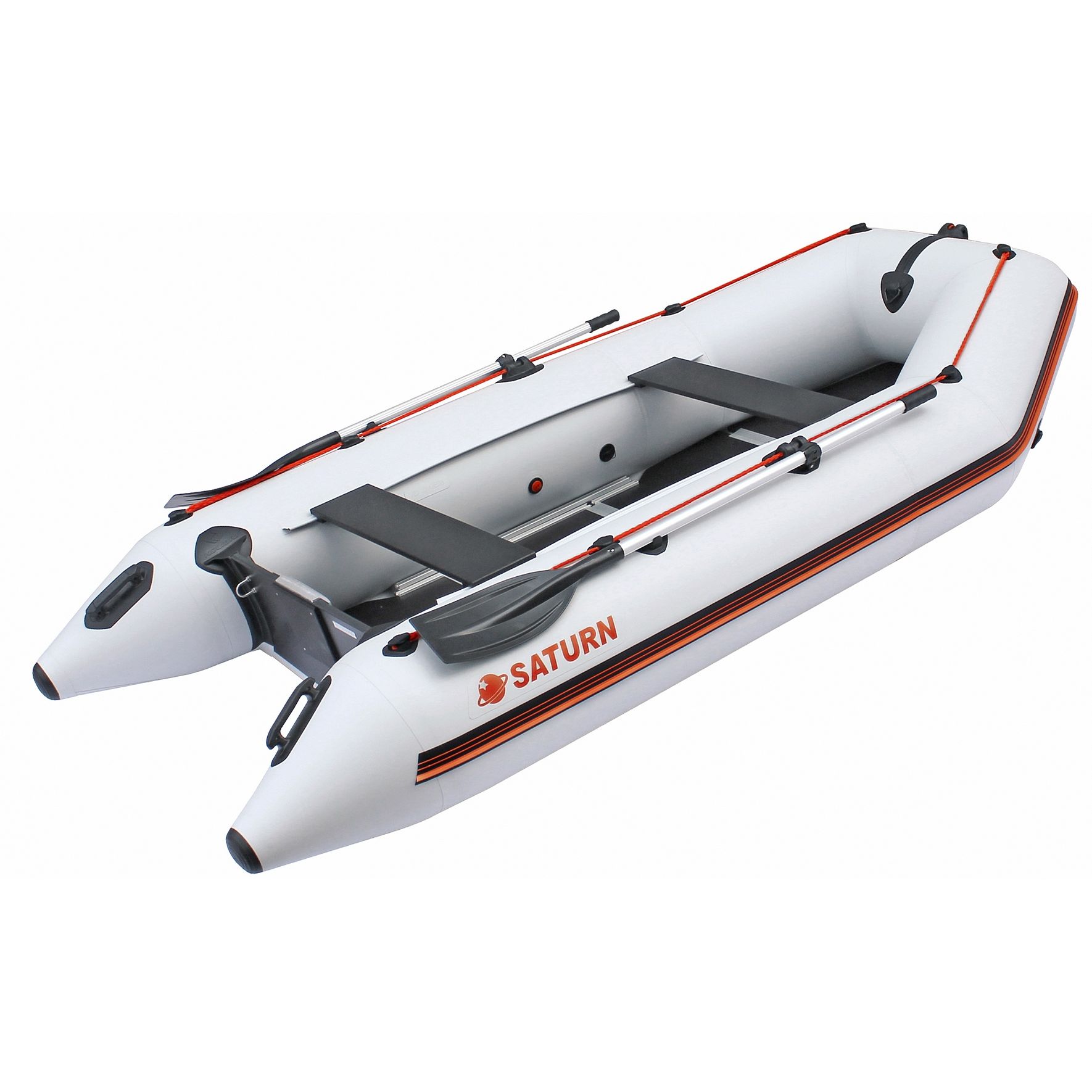 Saturn KM330D V-Keel Inflatable Boat with Plywood Floor.