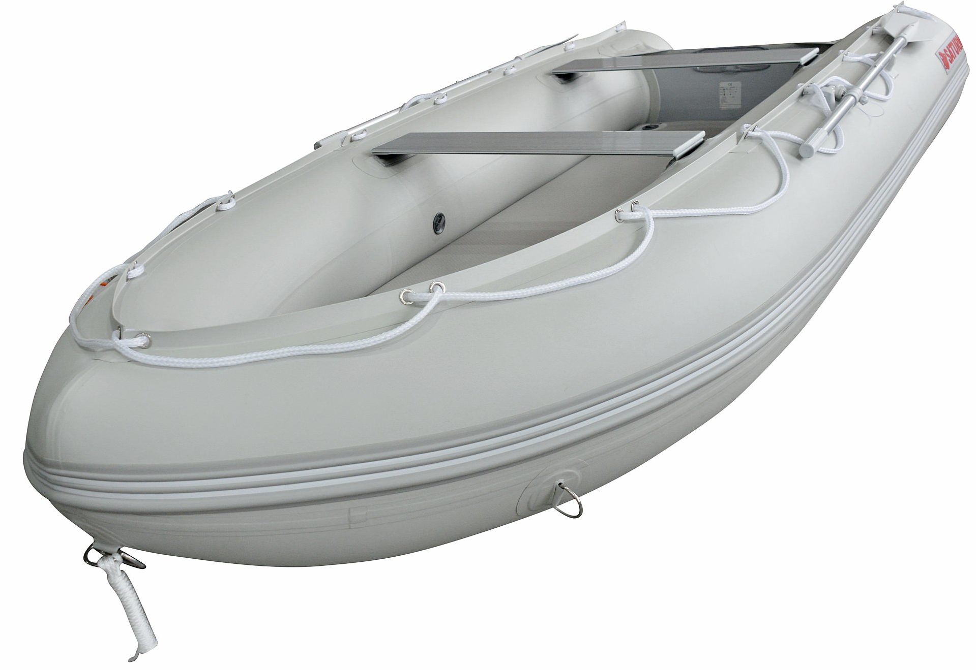 13' Performance Inflatable KaBoat ZK380XL with keel and large tubes.