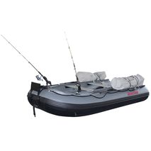 FB300 Dark Gray Fishing Boat with Air Floor.