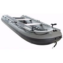 Saturn FB300L Fishing Inflatable Boat Luna Gray with Air Floor.