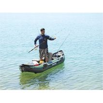 Saturn Inflatable Fishing Kayak FK396 Green color