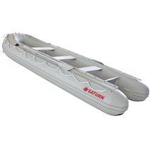 Saturn Heavy Duty Fishing Kayak FKB430 Light Gray