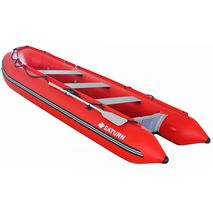 Saturn 13.8' Inflatable Motor Boat SD415R Red