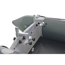 No Drill Wheels for inflatable boat.