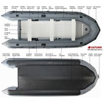 Saturn Pro SD518DG V2 Inflatable Boat