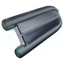 Saturn Green 12' FB365N Inflatable Fishing Boat with air deck floor.