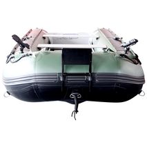 Saturn Green 12' FB365N Inflatable Fishing Boat with air deck floor.