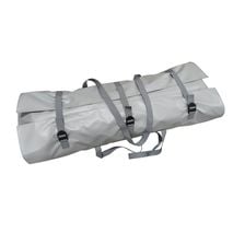 Deflated and stored in carry bag