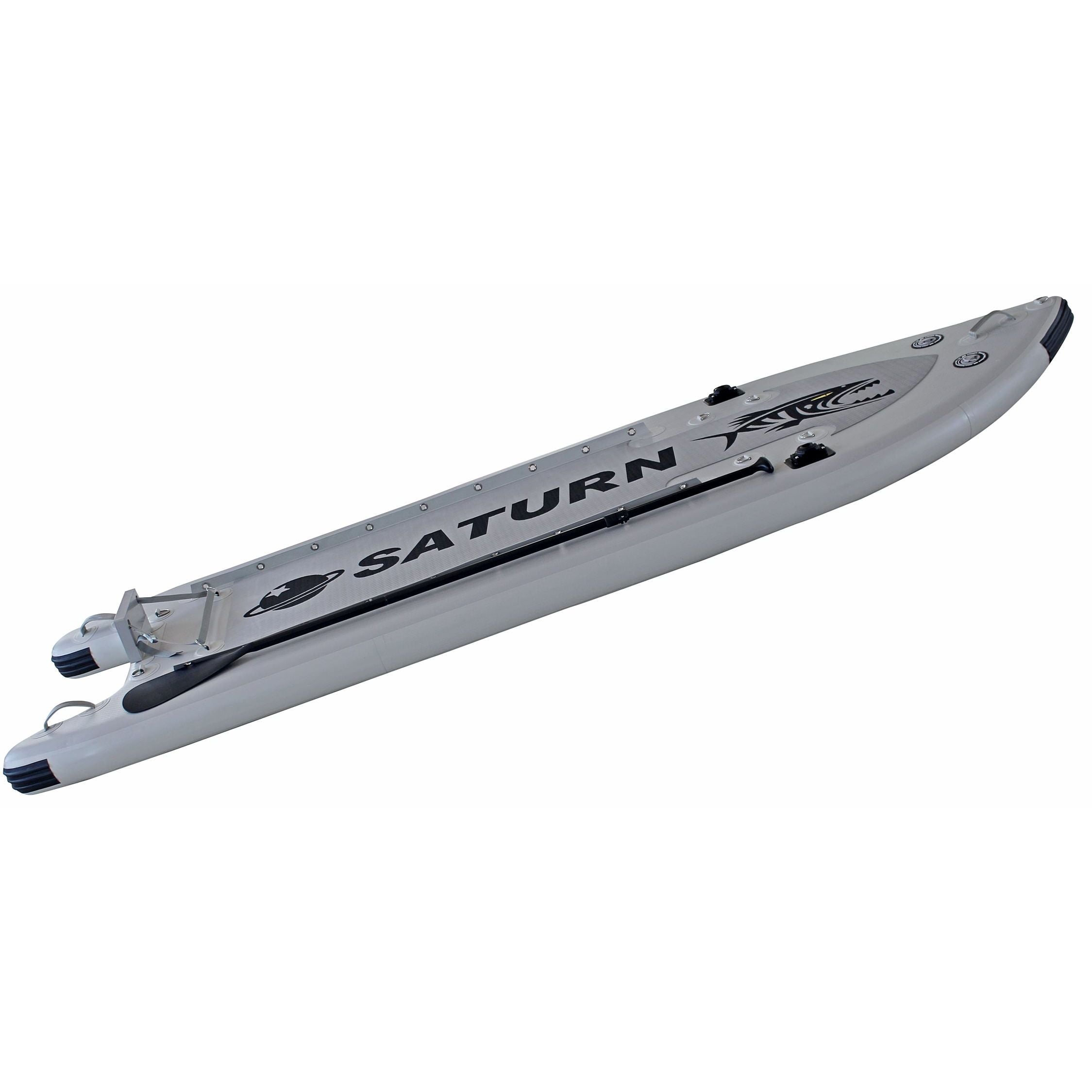 Saturn Extra Wide Inflatable Paddle Motor Boards SUP Skiff.