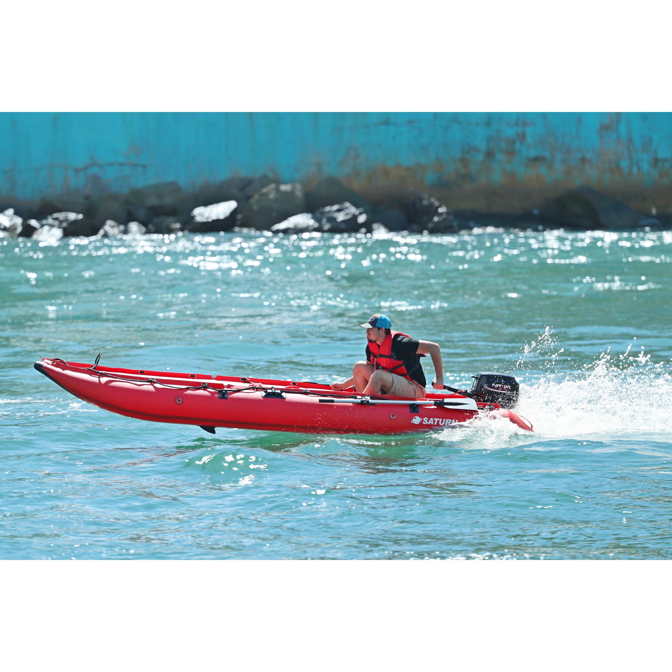 DEMO LIKEW NEW 15' Inflatable Kayak, Inflatable Boat Crossover SKaBoat ...