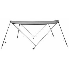 Large Deluxe 2 Bow bimini with removable side panels
