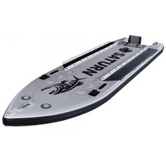 Saturn Extra Wide Inflatable Fishing Motor Board Skiff