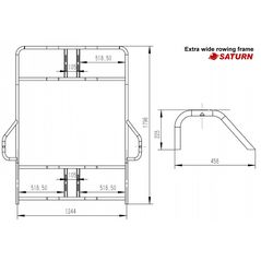 Rowing Frame for Large Rafts