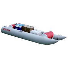 Towable catamaran boat