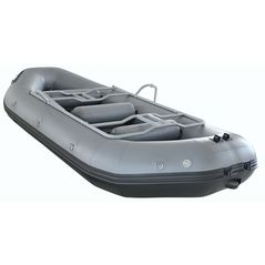 Rowing Frame for Large Rafts