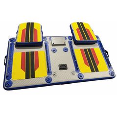 Catamaran SUP Frame Backrests installed