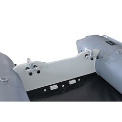 No Drill Wheels for inflatable boat.