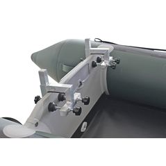 No Drill Wheels for inflatable boat.