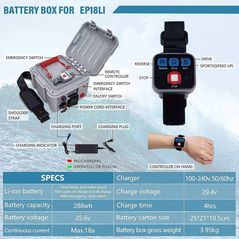Electric Fin with Li Battery