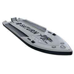 Saturn Extra Wide Inflatable Fishing Motor Board Skiff